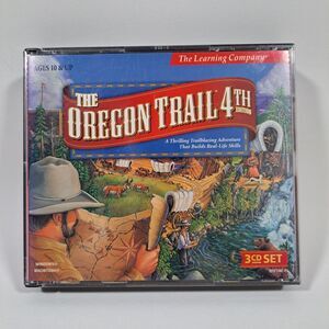 The Oregon Trail 4th Edition, The Learning Company for PC - 3 CD ROM set 1999